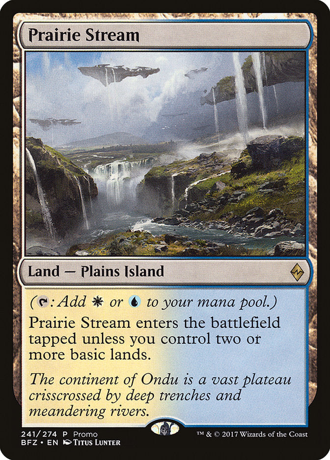 Prairie Stream (Promo) [Battle for Zendikar Standard Series] | Grognard Games