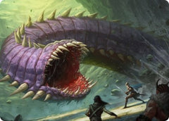 Purple Worm Art Card [Dungeons & Dragons: Adventures in the Forgotten Realms Art Series] | Grognard Games