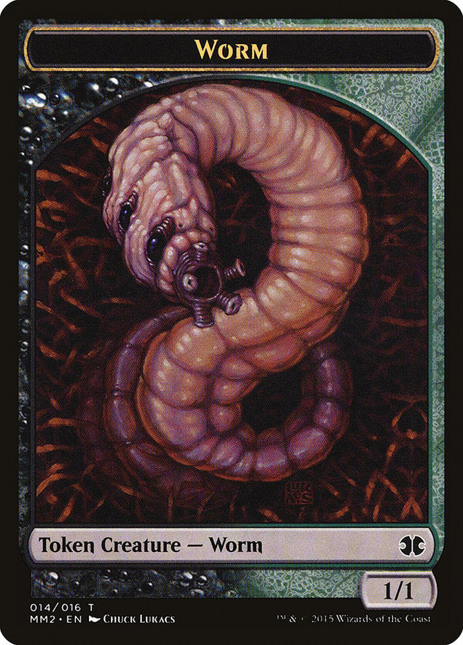 Worm [Modern Masters 2015 Tokens] | Grognard Games