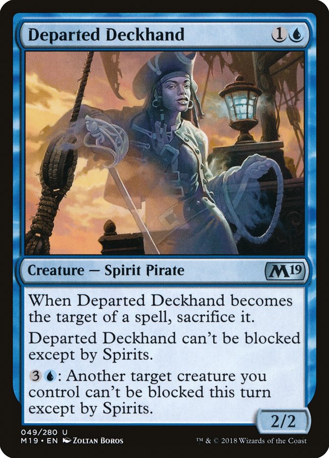 Departed Deckhand [Core Set 2019] | Grognard Games