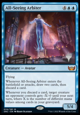 All-Seeing Arbiter (Promo Pack) [Streets of New Capenna Promos] | Grognard Games
