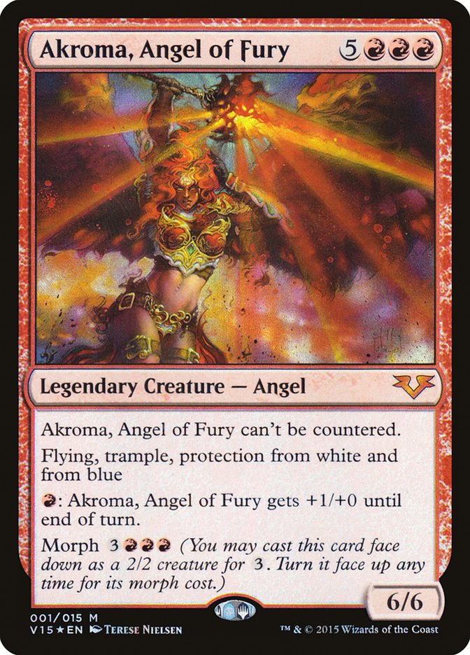 Akroma, Angel of Fury [From the Vault: Angels] | Grognard Games