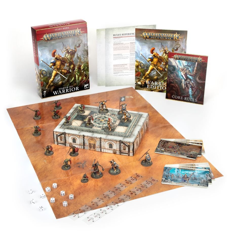 warhammer age of sigmar booster box Age of Sigmar Starter Set Warrior