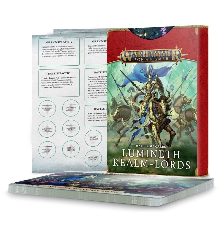 Warscroll Cards: Lumineth Realm-lords | Grognard Games