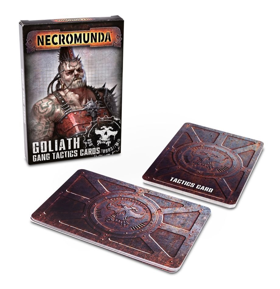 Necromunda Goliath Gang Tactics Cards | Grognard Games