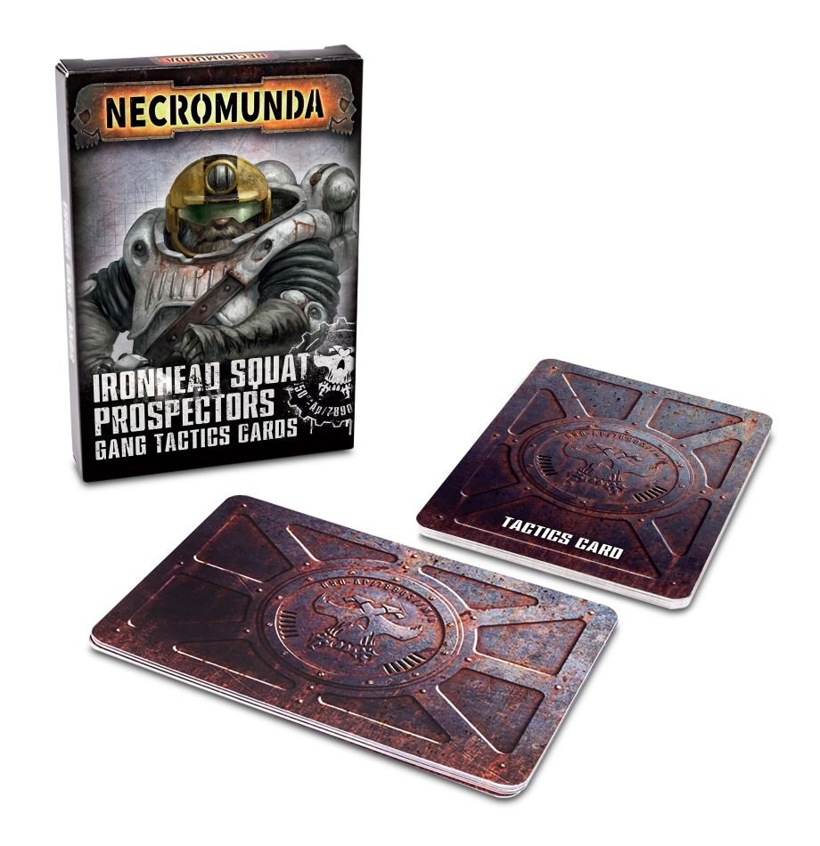 Ironhead Squat Prospectors Gang Tactics Cards | Grognard Games