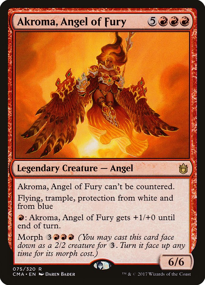 Akroma, Angel of Fury [Commander Anthology] | Grognard Games