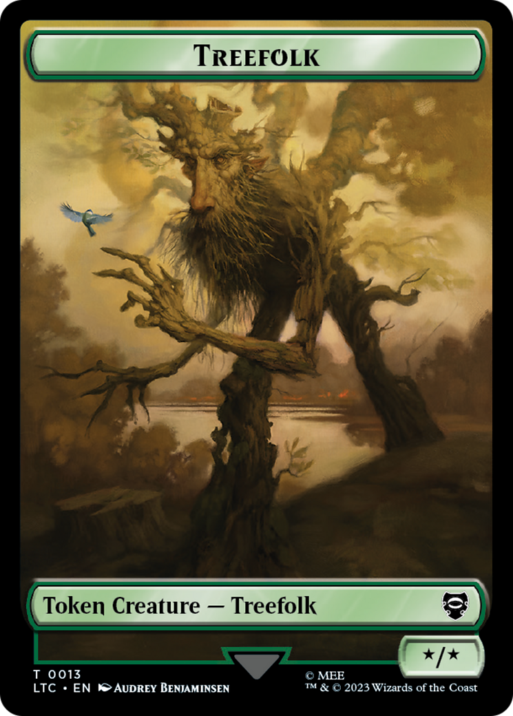 Treefolk // Food Token [The Lord of the Rings: Tales of Middle-Earth Commander Tokens] | Grognard Games