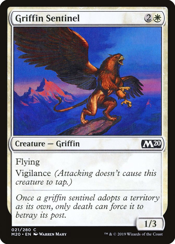 Griffin Sentinel [Core Set 2020] | Grognard Games