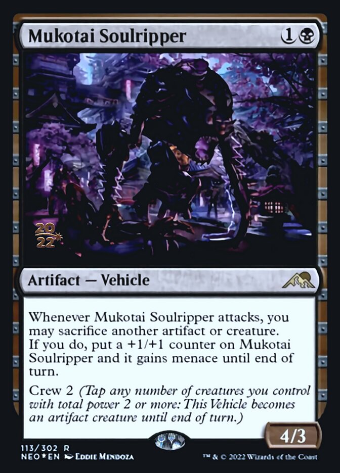 Mukotai Soulripper [Kamigawa: Neon Dynasty Prerelease Promos] | Grognard Games