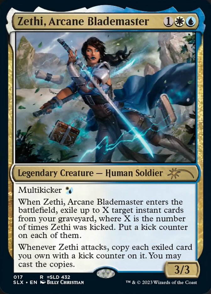 Zethi, Arcane Blademaster [Secret Lair: Universes Within] | Grognard Games