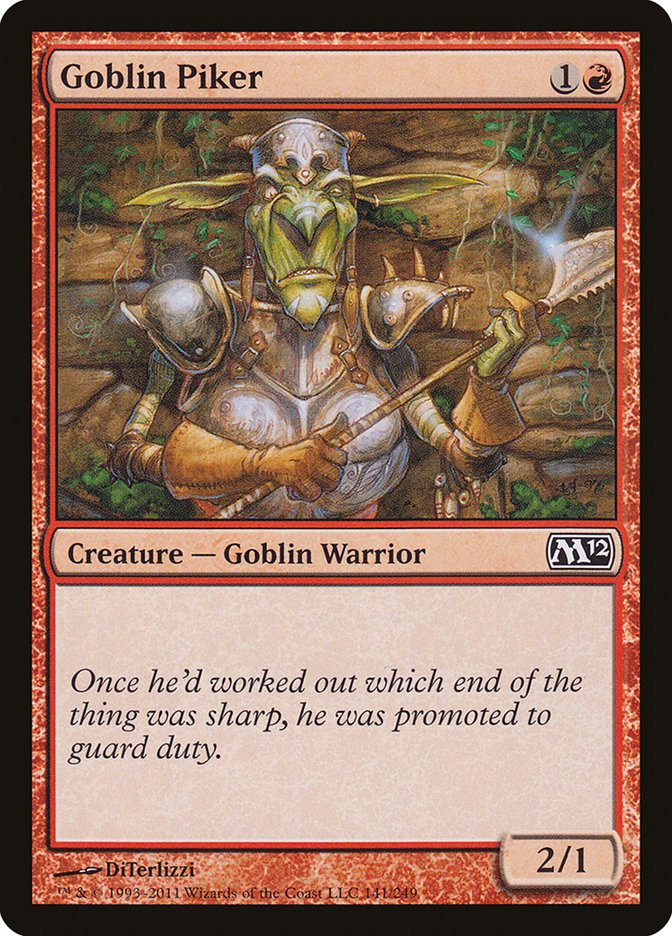 Goblin Piker [Magic 2012] | Grognard Games