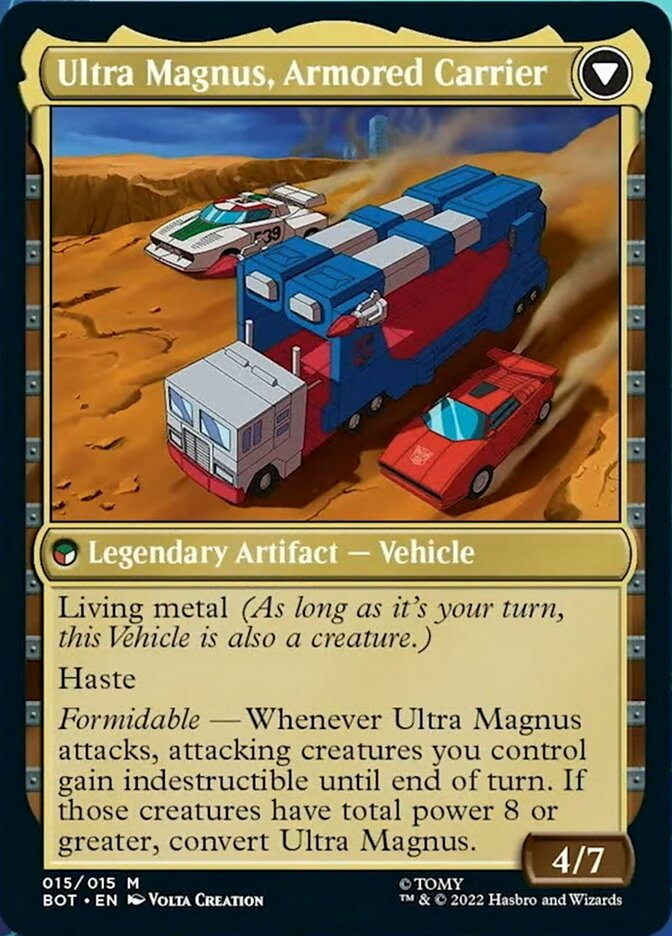 Ultra Magnus, Tactician // Ultra Magnus, Armored Carrier [Universes Beyond: Transformers] | Grognard Games