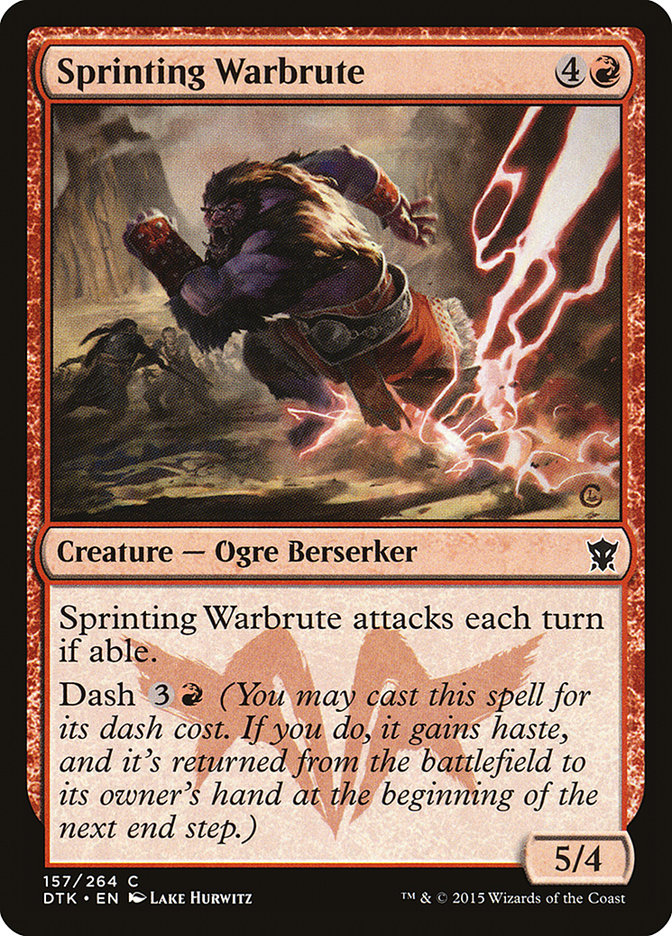 Sprinting Warbrute [Dragons of Tarkir] | Grognard Games