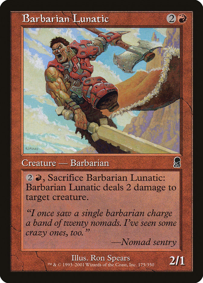 Barbarian Lunatic [Odyssey] | Grognard Games