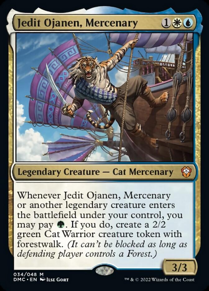 Jedit Ojanen, Mercenary [Dominaria United Commander] | Grognard Games