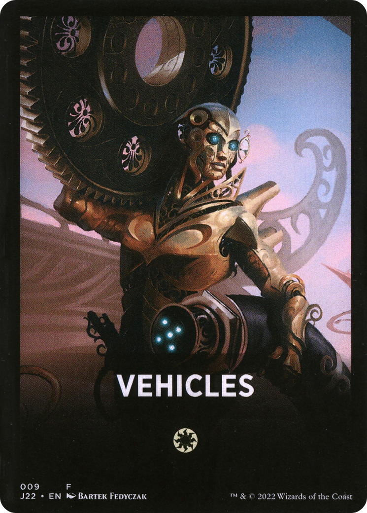 Vehicles Theme Card [Jumpstart 2022 Front Cards] | Grognard Games