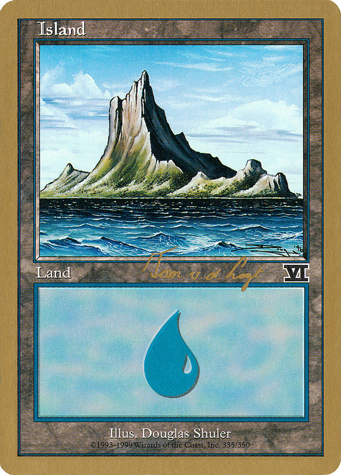 Island (tvdl335) (Tom van de Logt) [World Championship Decks 2000] | Grognard Games