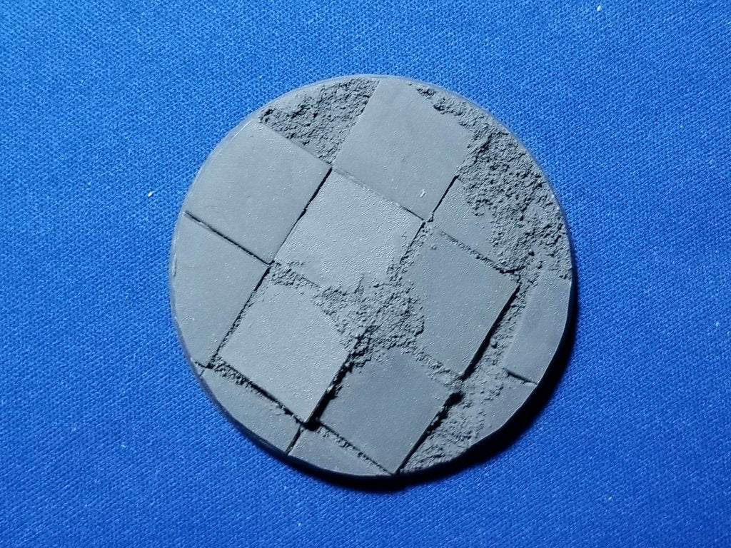 Elrik's Hobbies: Shattered Terrace Base Round 60mm | Grognard Games