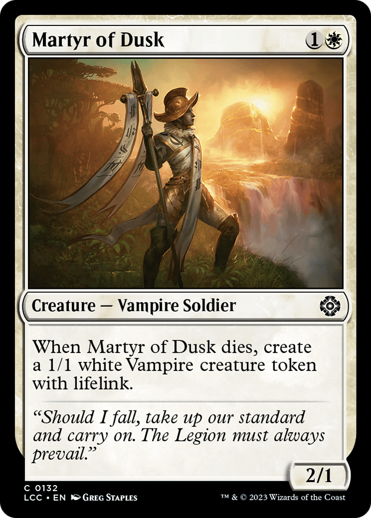 Martyr of Dusk [The Lost Caverns of Ixalan Commander] | Grognard Games