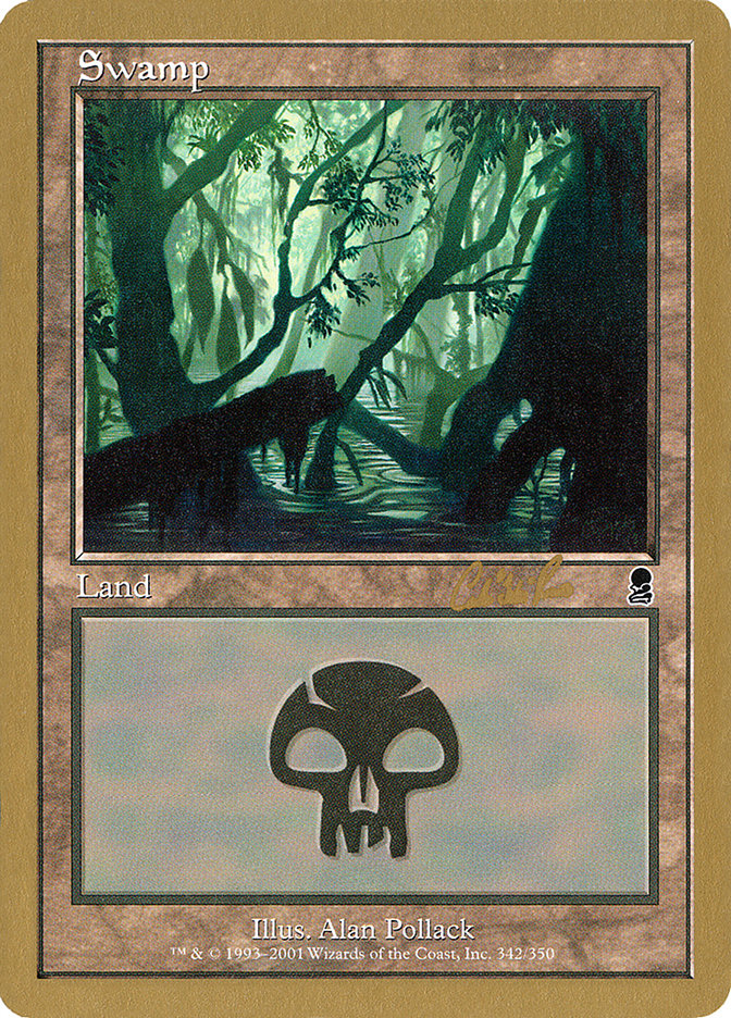 Swamp (cr342) (Carlos Romao) [World Championship Decks 2002] | Grognard Games