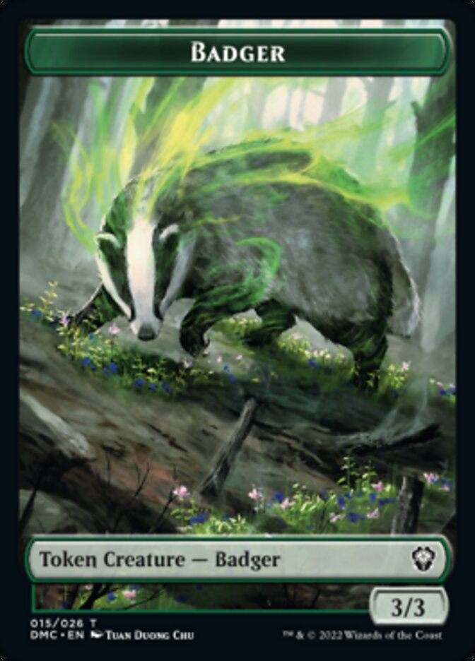 Badger Token [Dominaria United Commander Tokens] | Grognard Games