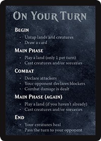 Boros Rules Card [Spellslinger] | Grognard Games