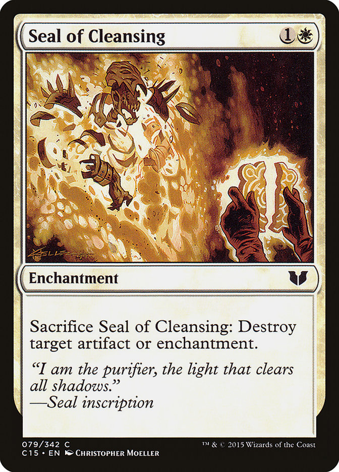 Seal of Cleansing [Commander 2015] | Grognard Games