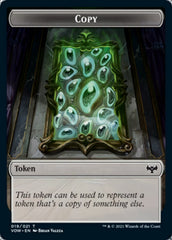 Spirit (002) // Copy Double-sided Token [Innistrad: Crimson Vow Tokens] | Grognard Games