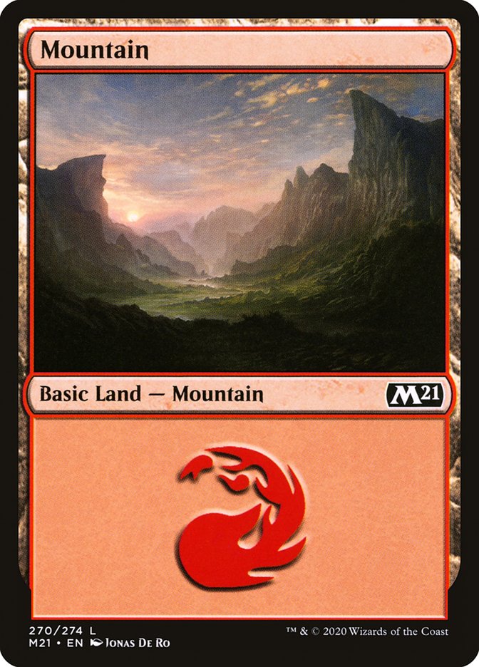 Mountain (270) [Core Set 2021] | Grognard Games