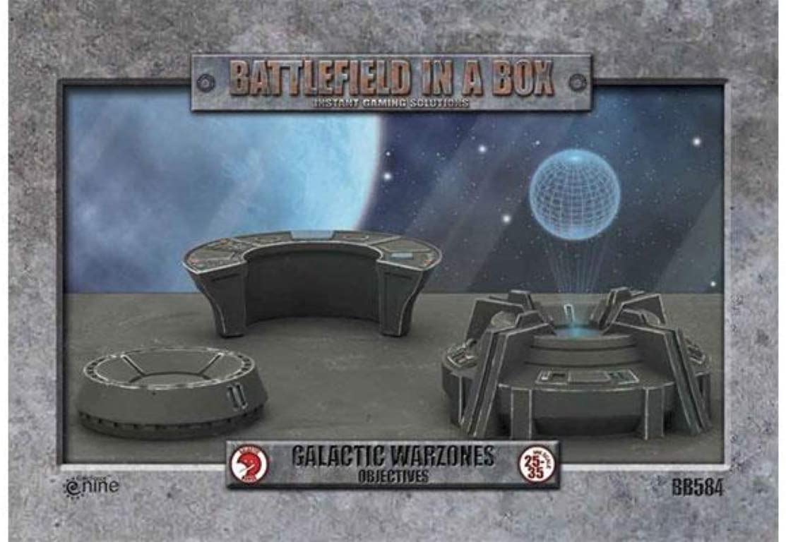 BB584 Galactic Warzones - Objectives | Grognard Games