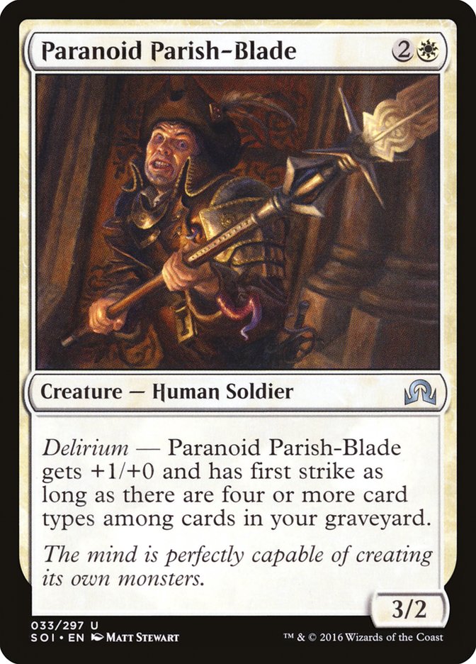 Paranoid Parish-Blade [Shadows over Innistrad] | Grognard Games