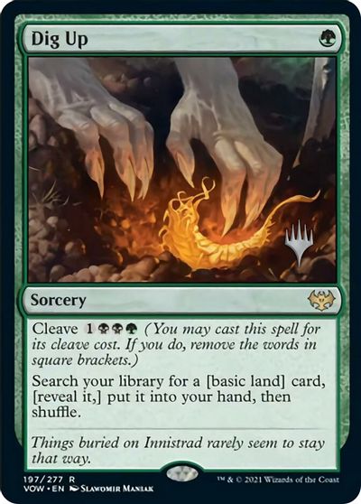 Dig Up (Promo Pack) [Innistrad: Crimson Vow Promos] | Grognard Games