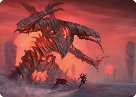 Red Sun's Zenith Art Card [Phyrexia: All Will Be One Art Series] | Grognard Games