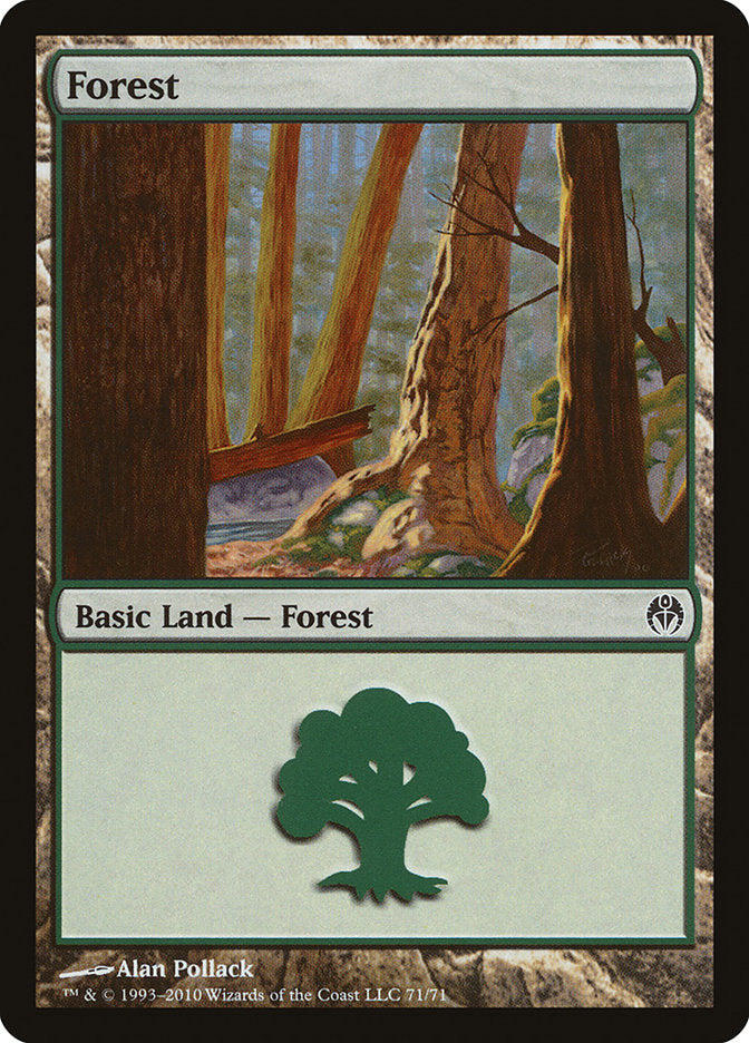 Forest (71) [Duel Decks: Phyrexia vs. the Coalition] | Grognard Games