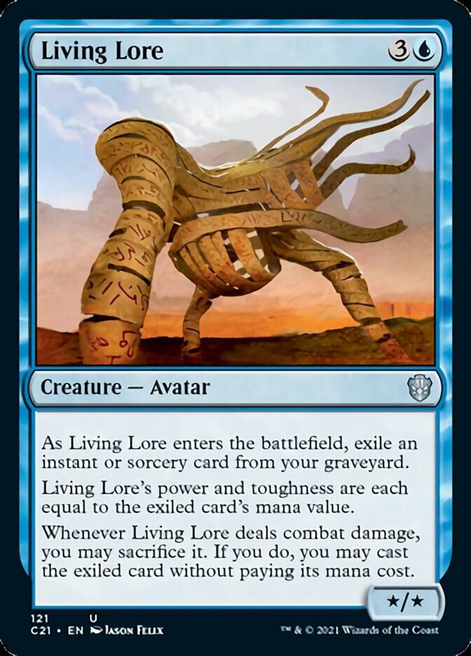 Living Lore [Commander 2021] | Grognard Games