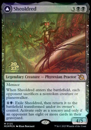 Sheoldred // The True Scriptures [March of the Machine Prerelease Promos] | Grognard Games