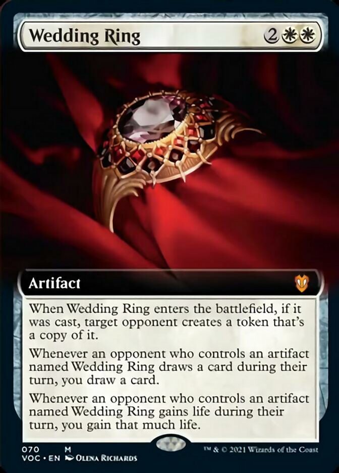 Wedding Ring (Extended) [Innistrad: Crimson Vow Commander] | Grognard Games