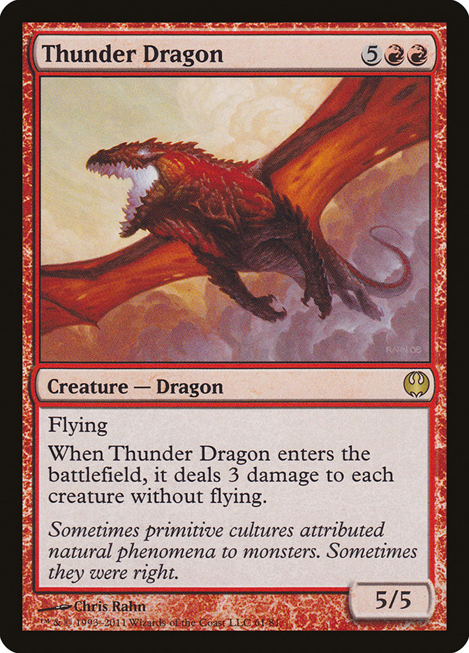 Thunder Dragon [Duel Decks: Knights vs. Dragons] | Grognard Games