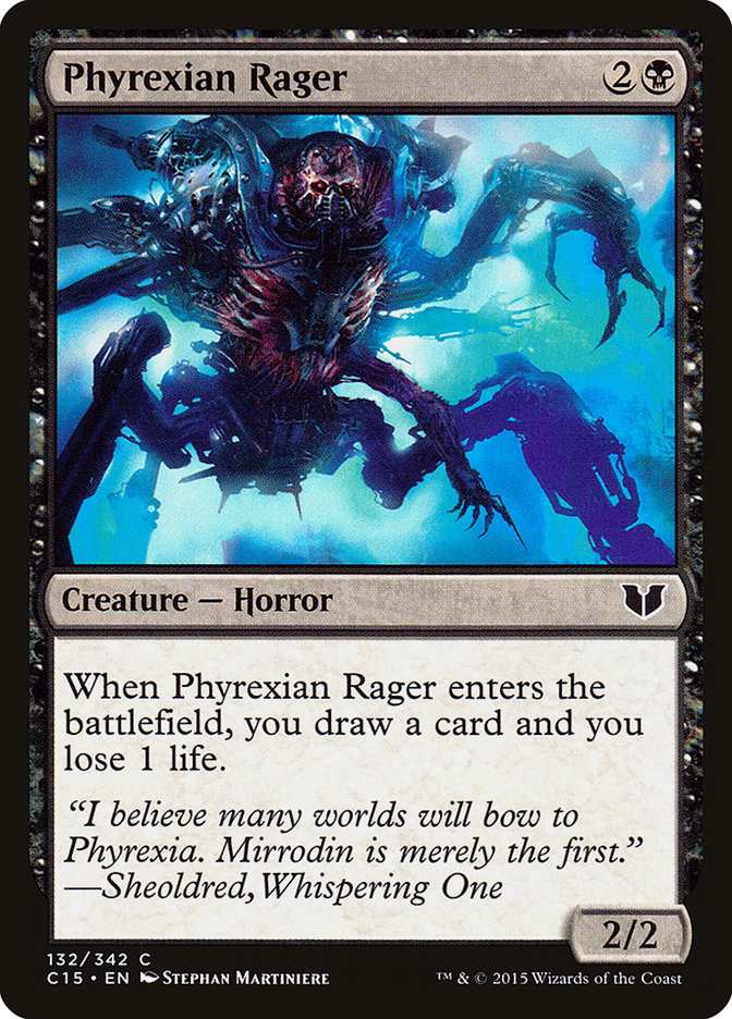 Phyrexian Rager [Commander 2015] | Grognard Games