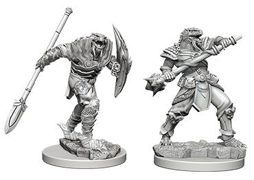 WizKids 733400 Dragonborn Male Fighter with Spear | Grognard Games