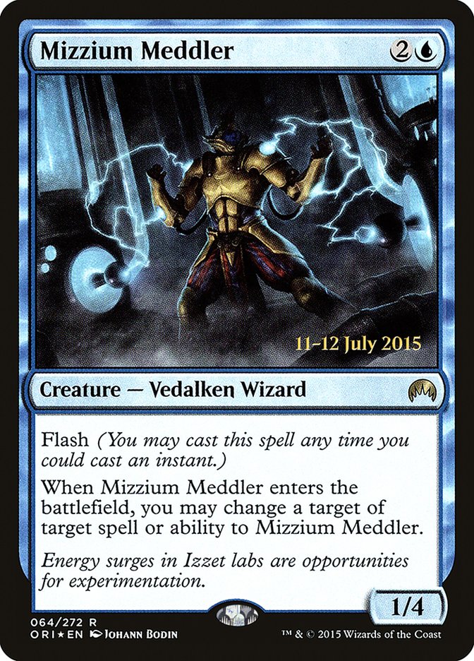 Mizzium Meddler [Magic Origins Prerelease Promos] | Grognard Games