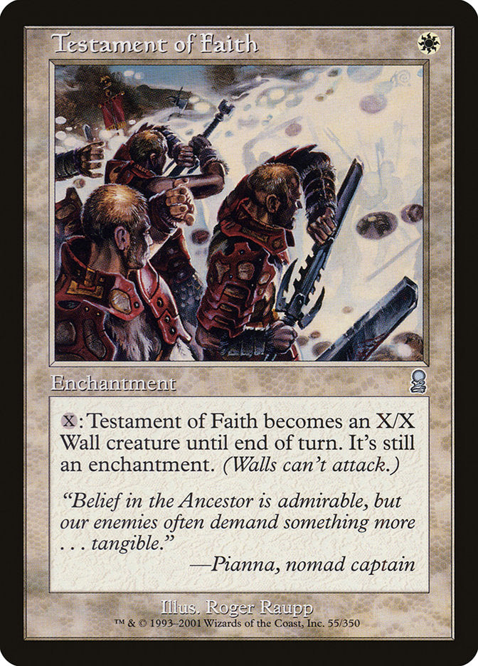 Testament of Faith [Odyssey] | Grognard Games