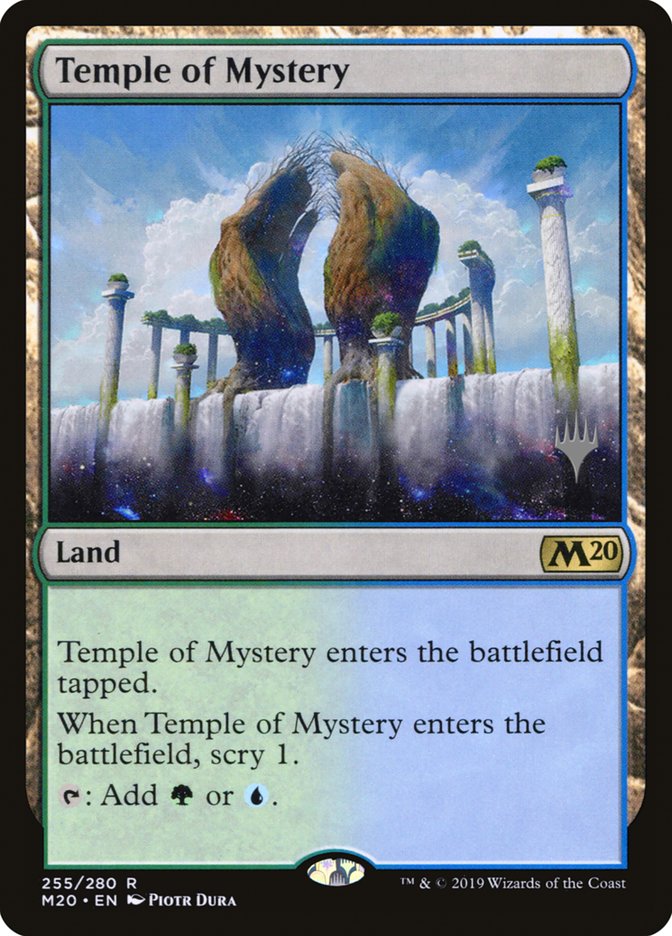 Temple of Mystery (Promo Pack) [Core Set 2020 Promos] | Grognard Games