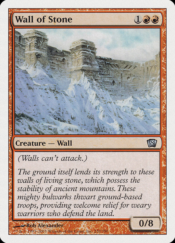 Wall of Stone [Eighth Edition] | Grognard Games
