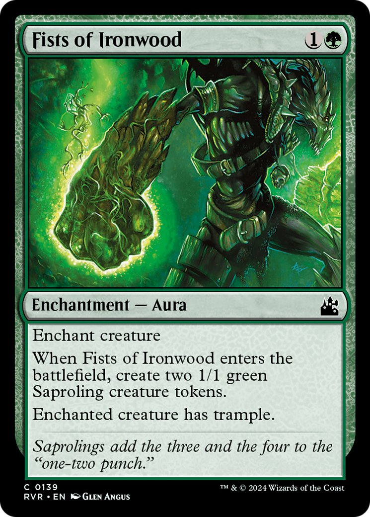 Fists of Ironwood [Ravnica Remastered] | Grognard Games