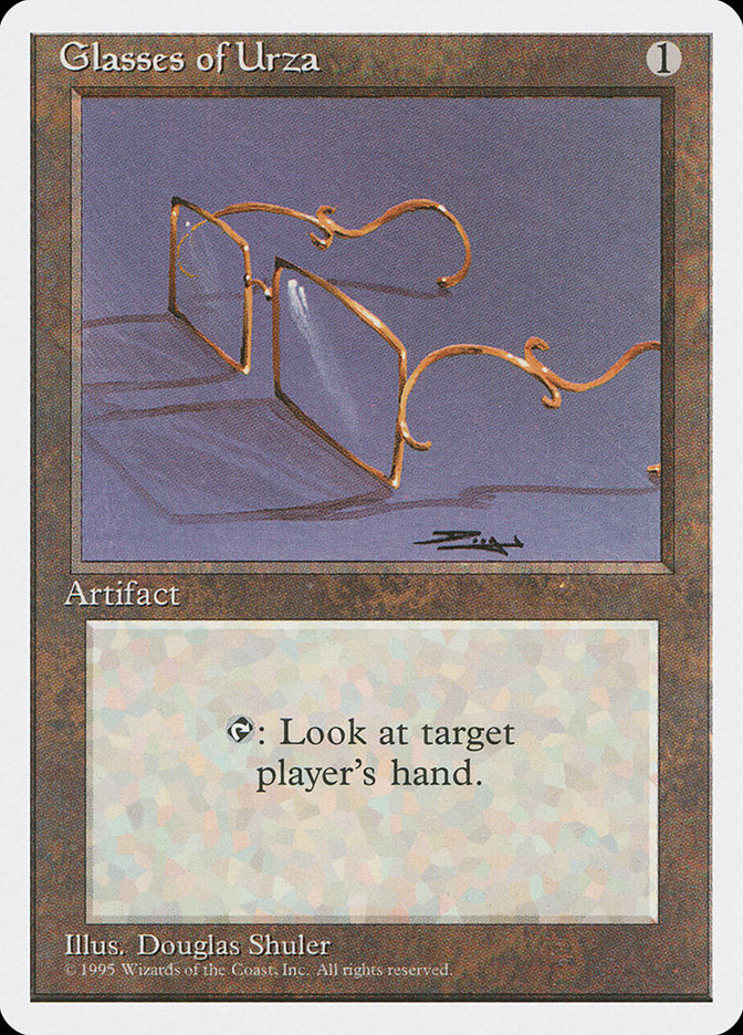 Glasses of Urza [Fourth Edition] | Grognard Games