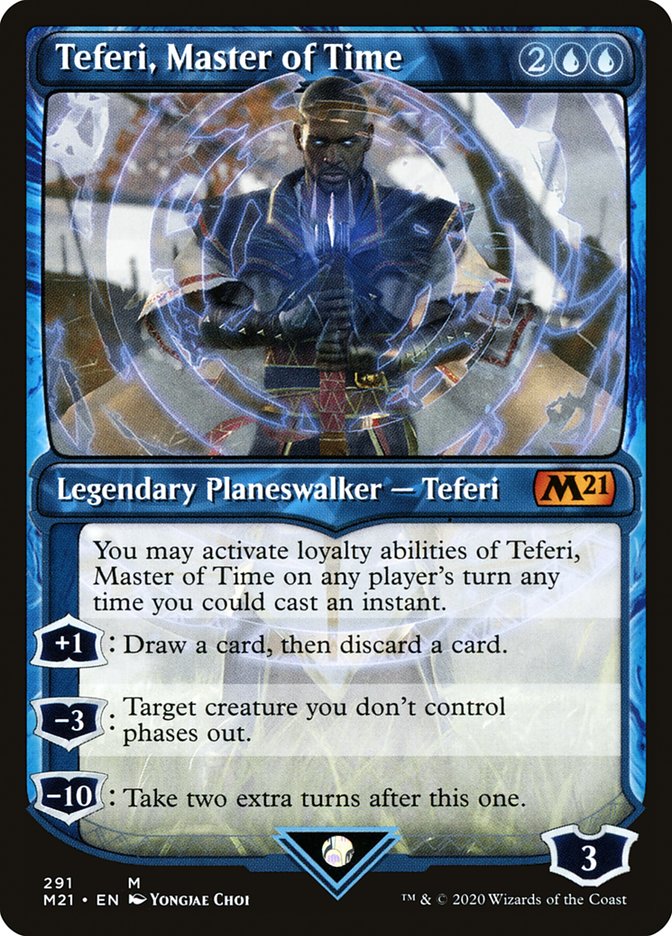 Teferi, Master of Time (Showcase) [Core Set 2021] | Grognard Games