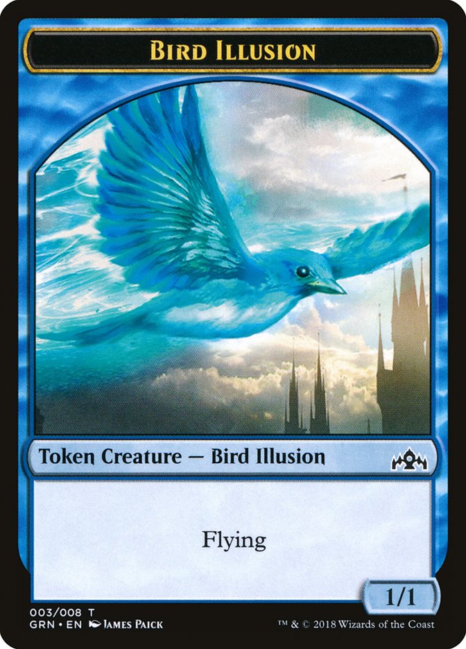 Bird Illusion [Guilds of Ravnica Tokens] | Grognard Games