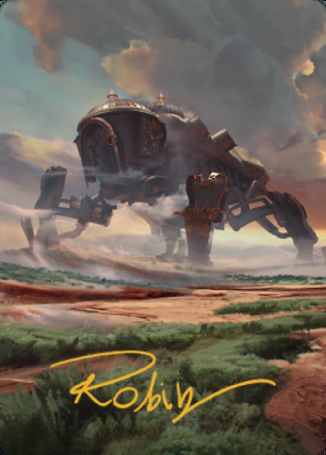 Plains (2) Art Card (Gold-Stamped Signature) [The Brothers' War Art Series] | Grognard Games